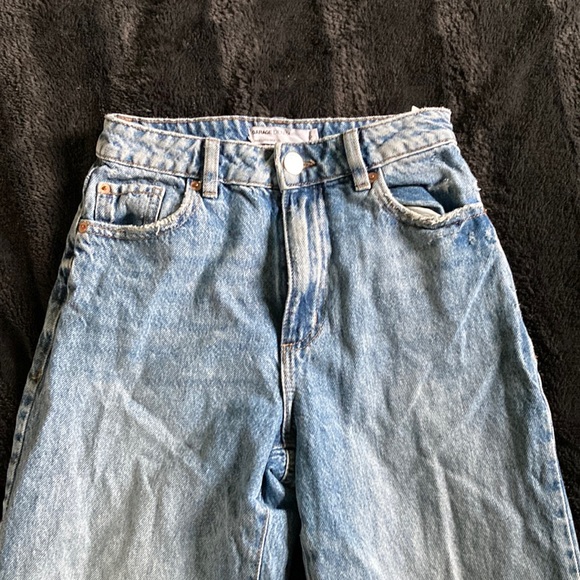 Trendy wide leg baggy garage jeans - Picture 1 of 9